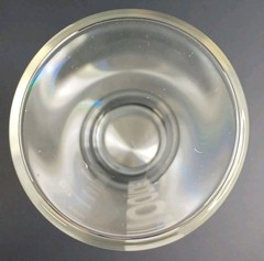 Moonbrew Deluxe Shaker Glass Bottle Clear 16 oz Stainless Steel Lid
