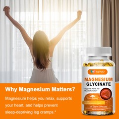 Magnesium Glycinate Advanced Complex Formula Gummies With Vitamin D3 Strong Bone