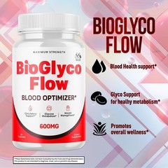 BioGlyco Flow Blood Optimizer, Metabolism & Blood Sugar Support Supplement