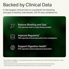 Seed DS-01 Daily Synbiotic – Immune Support, Bloating & Constipation Relief30day