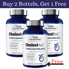 1MD CholestMD Promotes Cholesterol Health New Sealed 60 Capsules (3 Packs)
