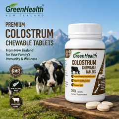 New Zealand Colostrum 100 Chewable Tablets