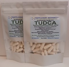 Tudca Powder Casules (Tauroursodeoxycholic Acid) Gluten Free, Non-GMO 500mg NEW!