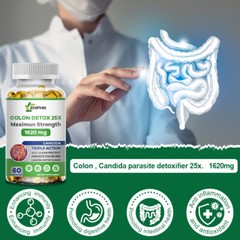 Digestive System Support Supplement Candida Cleanse Natural Herbs 4 Gut & Colon