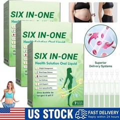 Six-in-One Health Solution Oral Liquid, One Bottle to Target It All HOT US