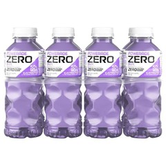 8 Pack 20 Oz POWERADE Electrolyte Enhanced Zero Sugar Grape Flavor Sports Drink