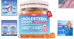 Extra-Strength Mixed Berry Cholesterol Gummies – 90 Count for Heart Health