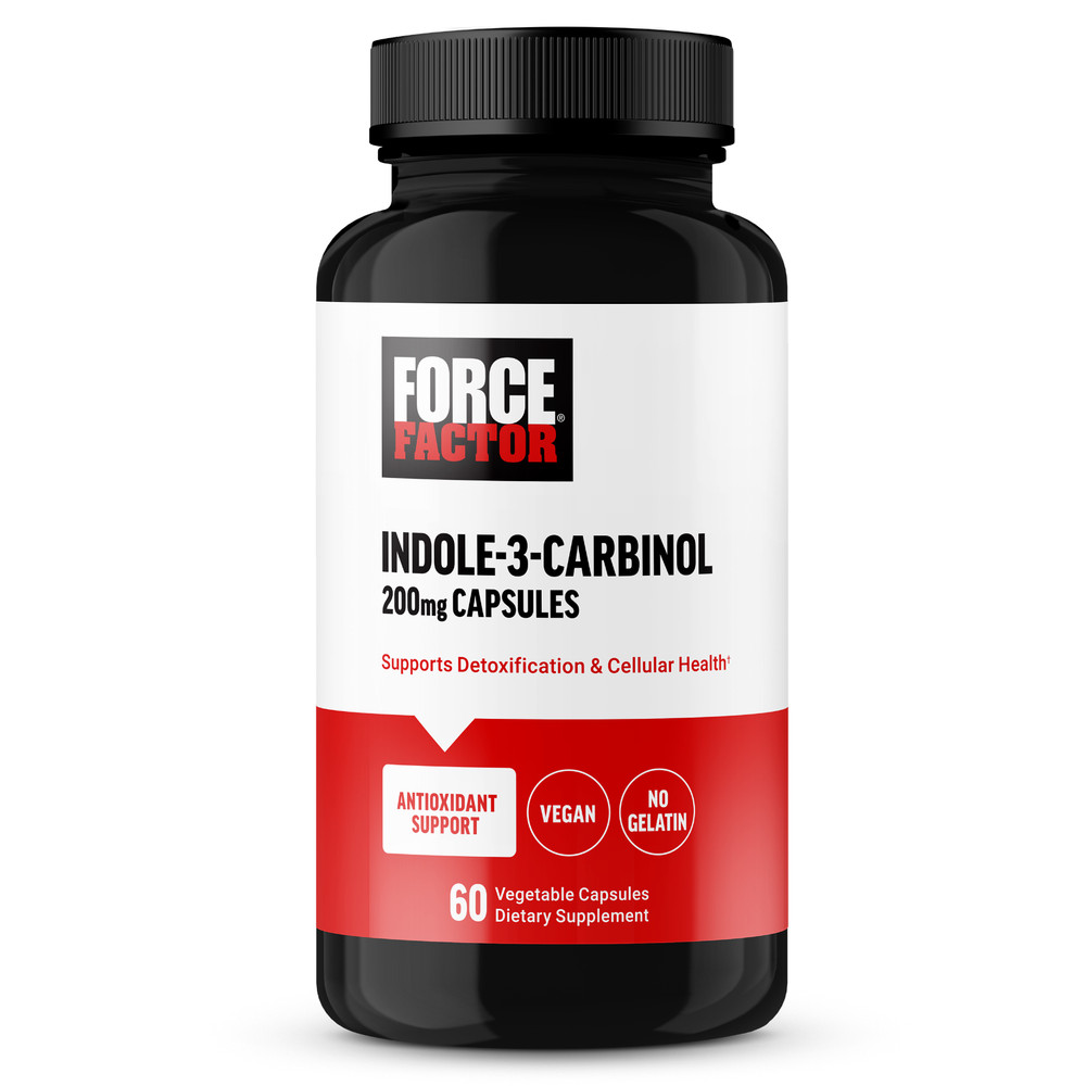 Force Factor Indole 3 Carbinol 200mg Capsules, Detox and Antioxidant Supplement