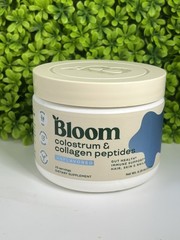 Bloom Colostrum & Collagen Peptides Unflavored 4.16 Oz EXP Jan 2027