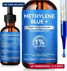 Blue Supplement – Pharmaceutical Grade, 2 FL OZ, 1% USP Grade, Liquid