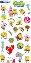 SPONGEBOB SQUAREPANTS Spongebob Water Bottles 3 Pack – Bundle with Multicolor