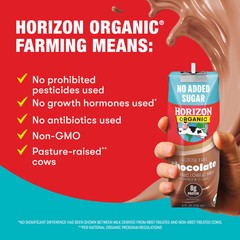 Shelf Stable Lactose Free No Added Sugar 1% Lowfat Chocolate Milk Boxes, 8 Fl Oz
