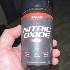 Snap Supplements Nitric Oxide Booster Vegan Non-GMO Gluten-Free 90 Caps