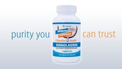 Lauricare Monolaurin Supplement for Immune Support – 100 Count (Pack of 1)