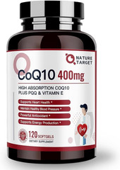 Coq10-400Mg plus PQQ with Vitamin E & Organic Olive Oil – Coenzyme-Q10 with Biop