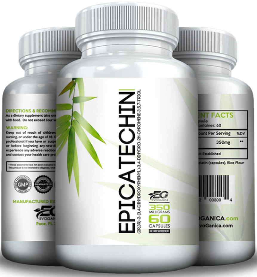 EPICATECHIN – 350 MGs Per Serving – 60 Servings Per Bottle – Evoganica