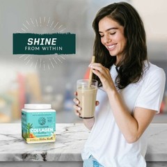 Sunwarrior Collagen Protein Powder with Biotin – Vanilla Flavor, 17.6 oz