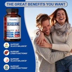 Berberine With Ceylon Cinnamon 6000mg Promote Overall Health Antioxidant 120 Ct