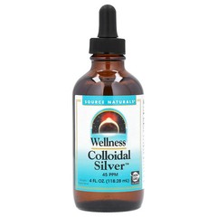 2 X Source Naturals, Wellness Colloidal Silver, 4 fl oz (118.28 ml)