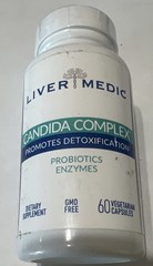 Liver Medic Candida Complex Probiotic Enzymes Detox 60 VegCaps Exp 04/27