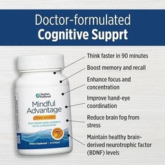 Mindful Advantage Brain Memory Focus Supplement – 30 Caps