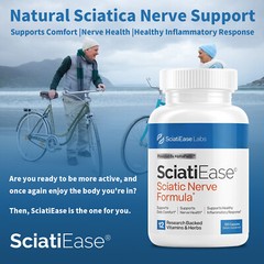 SciatiEase Labs Sciatic Nerve Formula – R-ALA, PEA – Relieve Pain & Inflammation