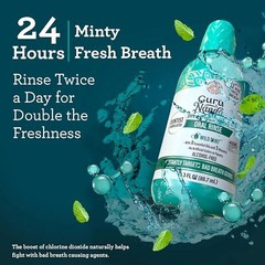GuruNanda Oral Rinse Fresh Breath Mouthwash, ADA-Accepted 3 Fl Oz (Pack of 1)