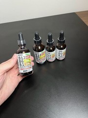 Nusava B-Complex Liquid Drops (B12, B6, B1, Niacin, Folate) and D3+K2 Omega 3 MC