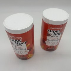 (2x) Bellway Super Fiber + Fruit Psyllium Raspberry Lemon 18oz Each Ex: 9/2026