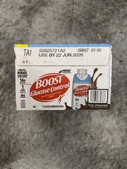 Boost Glucose Control Nutritional Drink Rich Chocolate, 8oz, 12-Pack