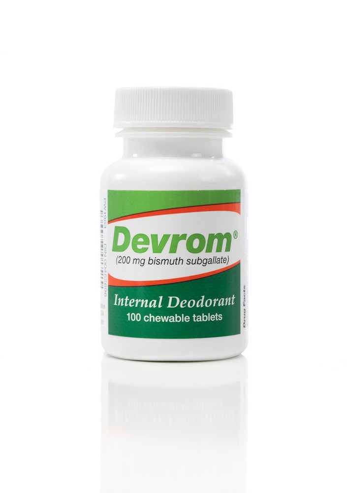 Devrom® Chewable Tablets Internal Deodorant – 100 Tablets – Newest Expiration!
