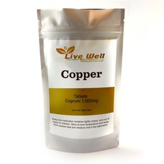 Copper Bisglycinate 1mg – 300 Tablets 1,000mcg Mineral Supplement Immune Support