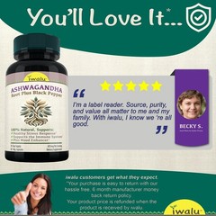 Cortisol Lowering Supplement: Stress Reduction & Cortisol Control – Ashwagandha