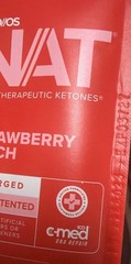 Prüvit Ketones NAT 10 Packets Charged STRAWBERRY P/ FREE SHIPPING 03/2027