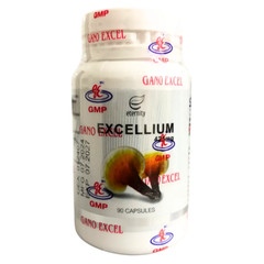 1 BOTTLE GANO EXCEL EXCELLIUM GANODERMA LUCIDUM LINZGHI 90 CAPS