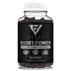 Boost Power Gummies, Boost Power Male Performance Gummy (30 Gummies)
