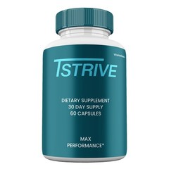 Tstrive Capsules, Max Strength, Tstrive all natural Men Supplement (5 Pack)