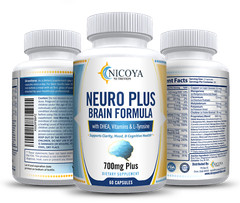 Neuro Brain & Focus, Memory, Function, Clarity, Mood, Stress -Nootropic (2 Pack)