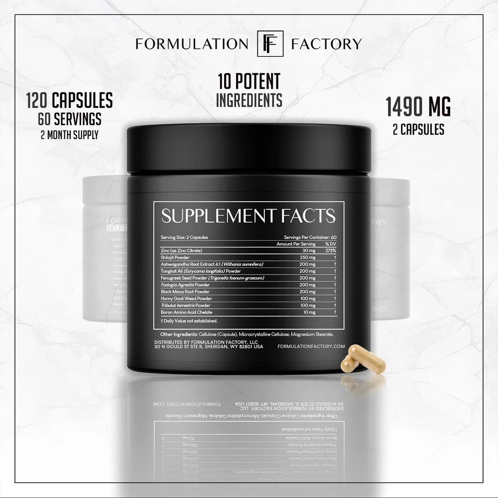 Self Obsessed Masculinity in 1 10 Maximizer Supplement Shilajit for Male
