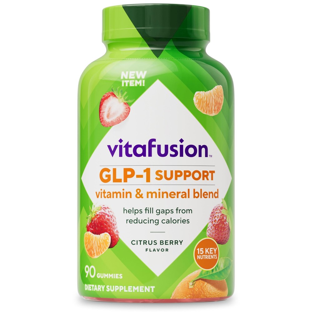 vitafusion GLP-1 Support Multivitamin, Vitamin and 90 Count (Pack of 1)