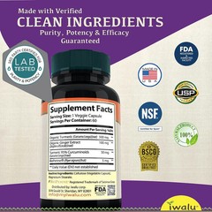 Healthy Inflammation Support Natural Contol | Best Supplement Capsules FREE SHIP