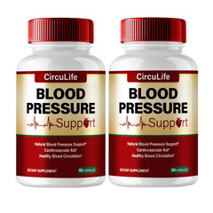 2-Pack CircuLife Blood Support Capsules, Circu Life for Blood Pressure -120 Caps