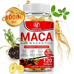 1-3 Packs Peruvian Maca Root Extract Capsules for Men & Women 120 Capsules