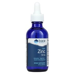 Trace Minerals Research Ionic Zinc 50 mg 2 fl oz 59 ml Allergen-Free,