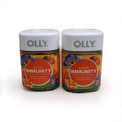 2 Pack Olly Kids Immunity 50 Gummies . Exp:04/2025+ total 100 Gummies