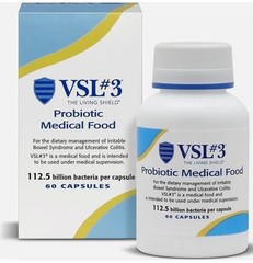 “High-Potency Gut – 60 Capsules, VSL#3 Probiotics 112.5B CFUs Support”