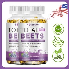 Total Beets Circulation Superfood Beet Root with Blood Pressure Support 240ct