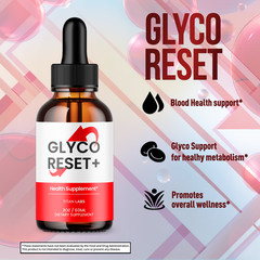 (2 Pack) Glyco Reset Drop Advanced Blood Support Supplement GlycoReset 60 Servs