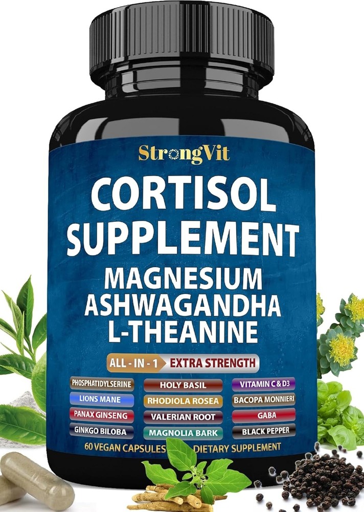 Cortisol Manager, Cortisol Blocker, Reduce Cortisol. Adrenal, Thyroid & Cortisol