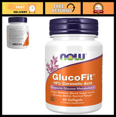 GlucoFit Supplement – 60 Softgels, Pack of 3 – Blood Sugar Support & Metabolism